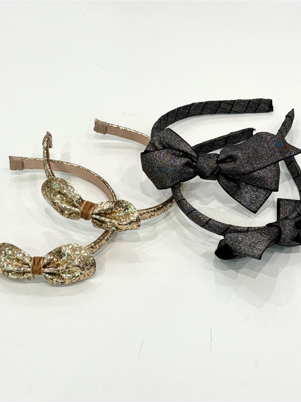 Sparkly Bow Headband Set Bundle Sisters Pairs